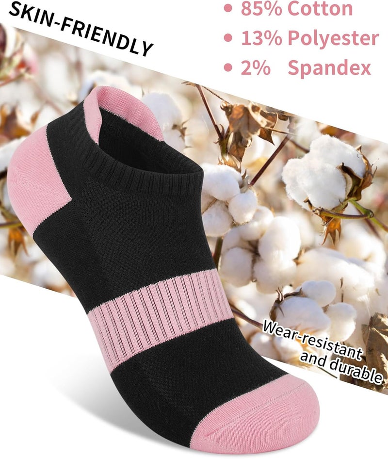 Darller 6 Pairs Ankle Socks for Women - Lightweight Low Cut No Show Casual Cotton Socks Breathable - Image 4